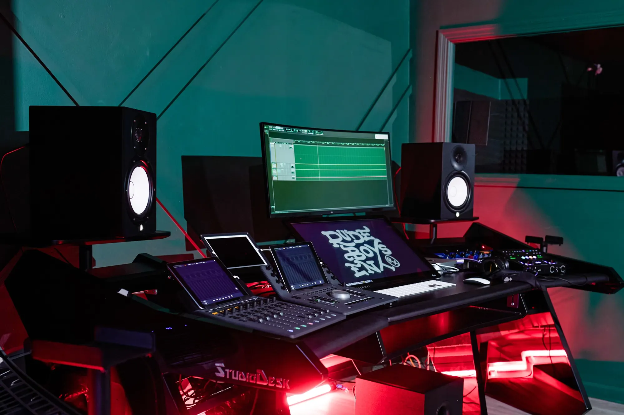 The Aluxe Room control room